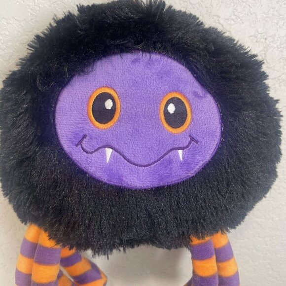 American Greetings Spider 11” Plush Stuffed Animal Toy Halloween Spooky Black - Picture 3 of 8